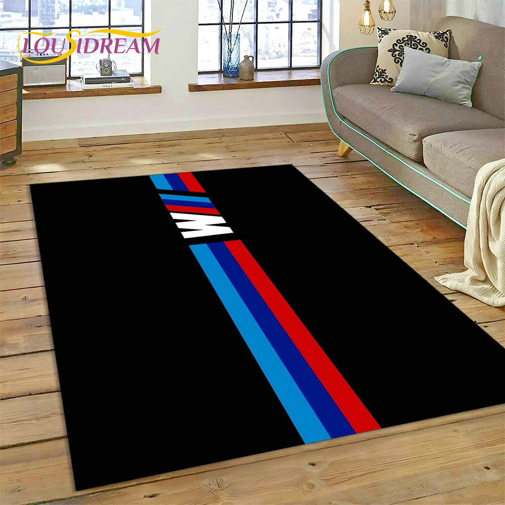 Commercial Printing For Sale - Dywan z logo samochodu wyścigowego B-BMW,