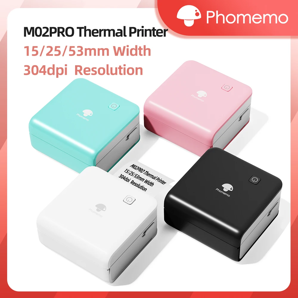 Commercial Printing Paper - Phomemo M02Pro Mini przenośna drukarka bezprzewodowa