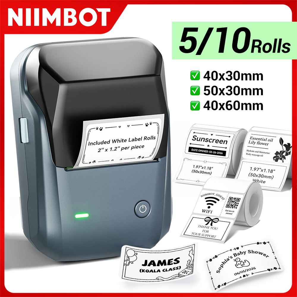 Commercial Printing Paper - Drukarka Niimbot B1 Termiczna bezprzewodowa mini