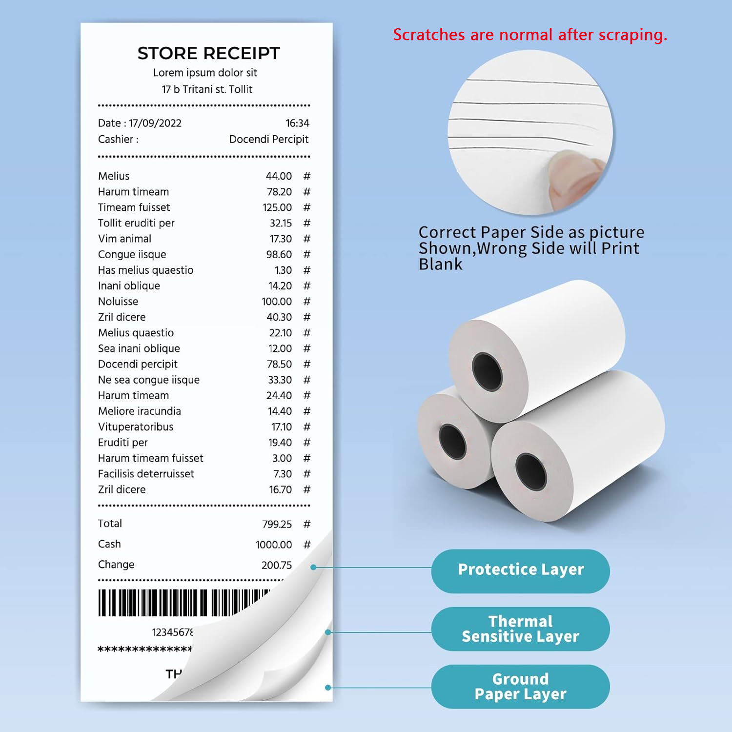 Papier termiczny do paragonów  – Commercial Printing Paper recenzja i cena